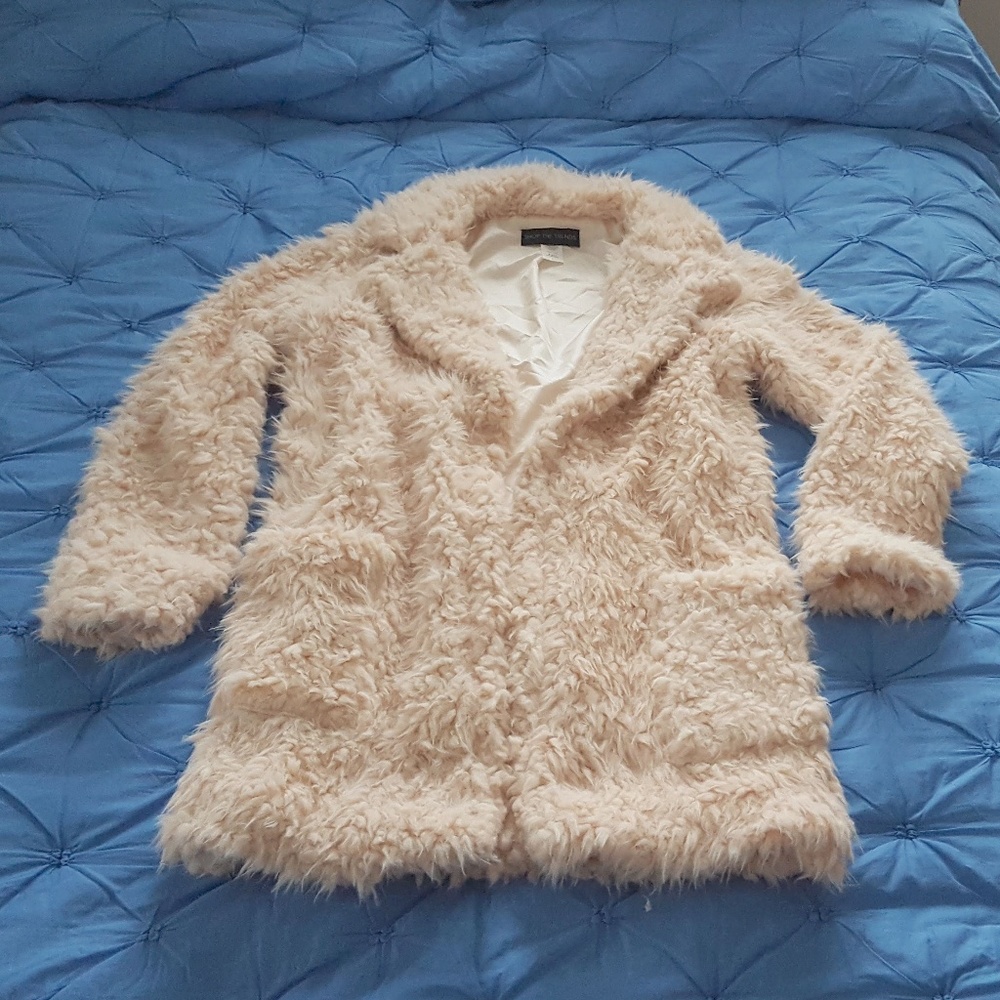 Shaggy Faux Fur Jacket - Color: Blush Pink! - Picture 7 of 7